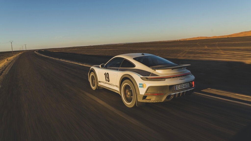 Porsche 911 Dakar with 1974 rally wrap
