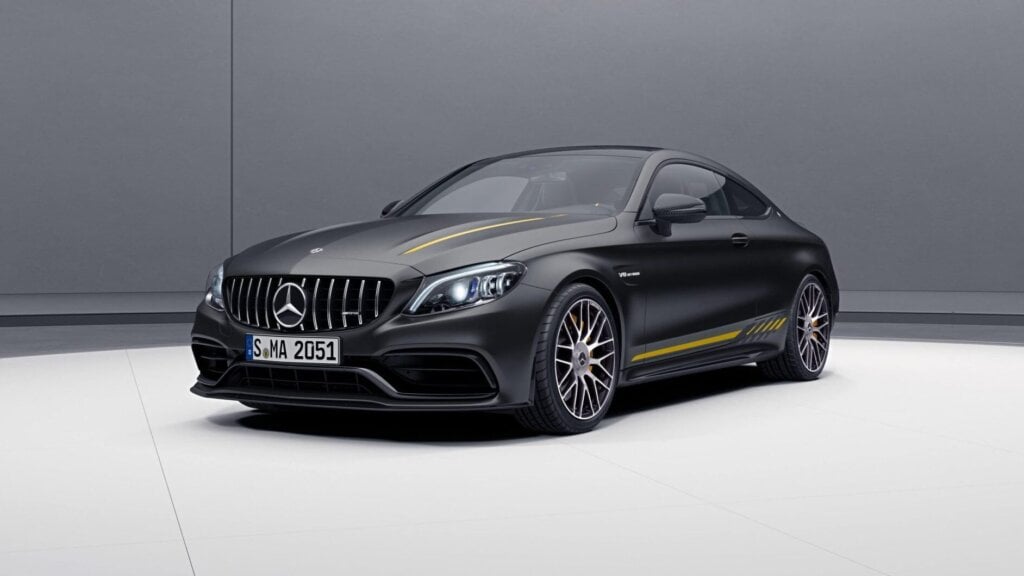 Mercedes-AMG C 63 S Coupe front three quarter view