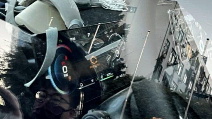 BYD electric ute interior