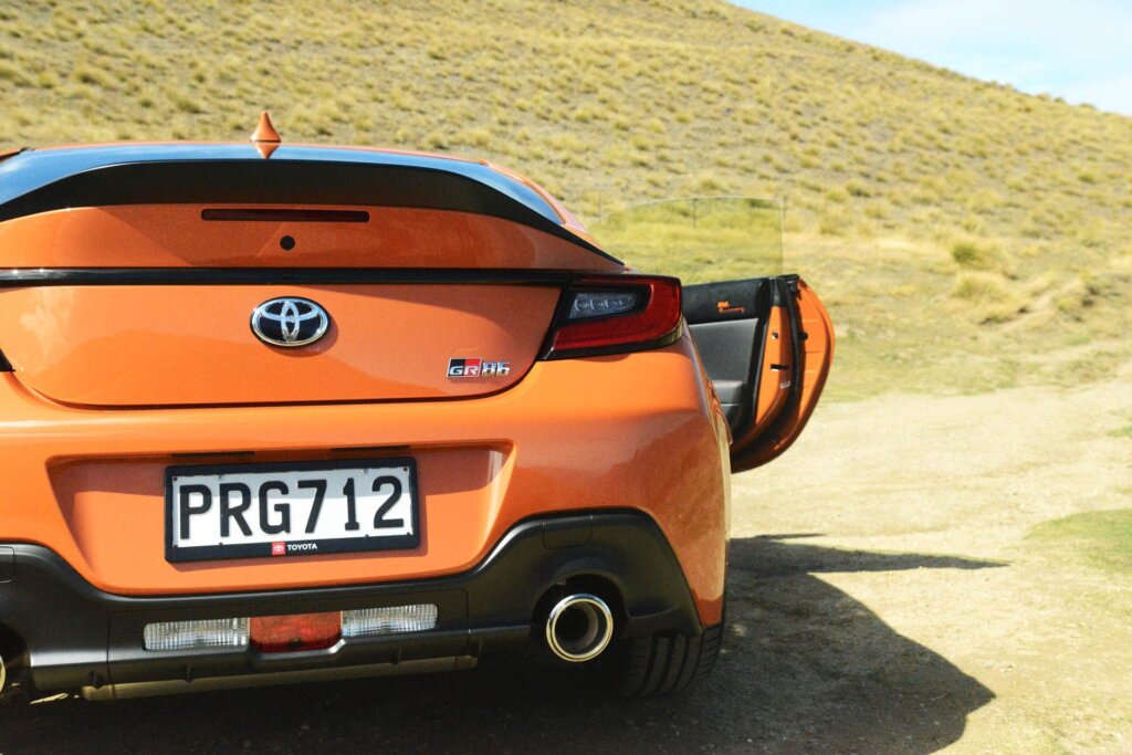 Toyota GR 86 10th anniversary rear spoiler wing