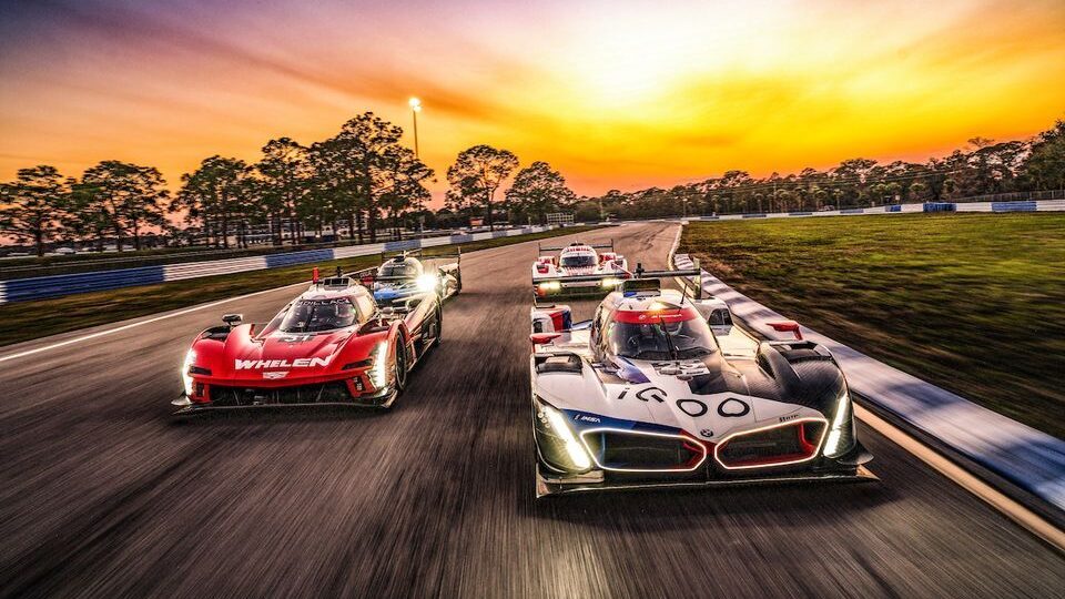 IMSA GTP cars at Sebring
