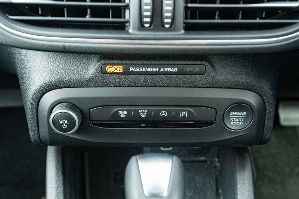 Engine start stop button, and centre console buttons
