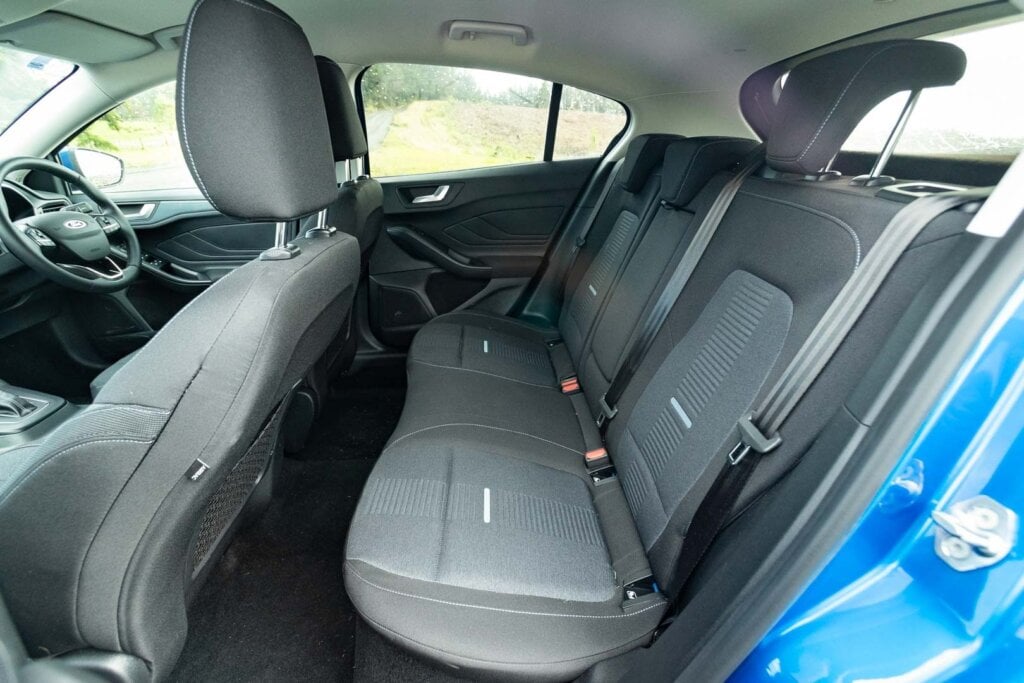 Rear seats in the Ford Focus Active
