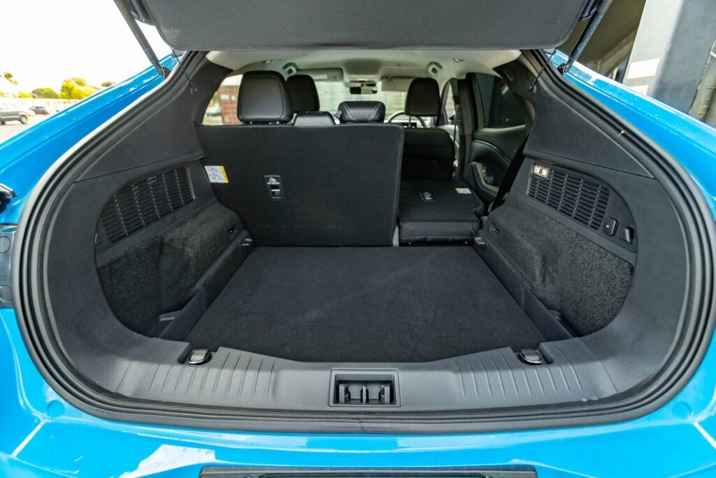 Boot space in the Mach-E RWD