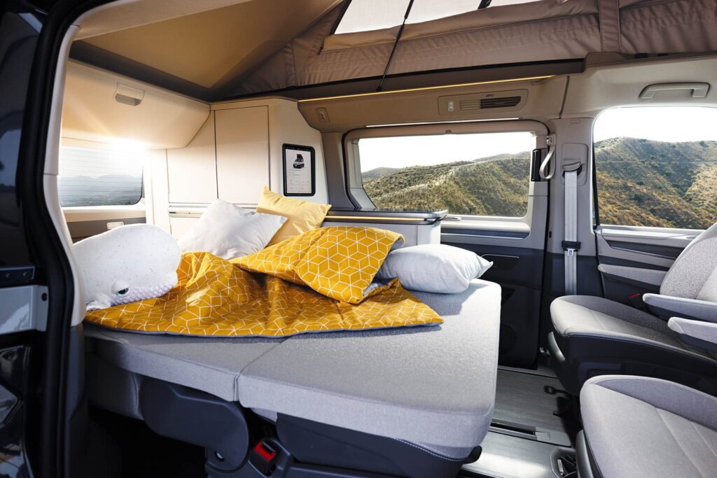 Volkswagen California Concept camper rear bed