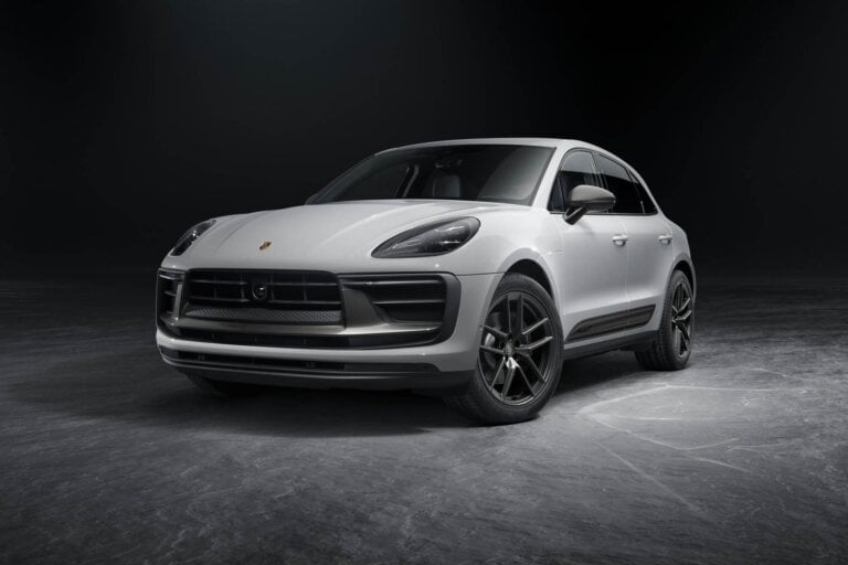 Porsche Macan T front three quarter view
