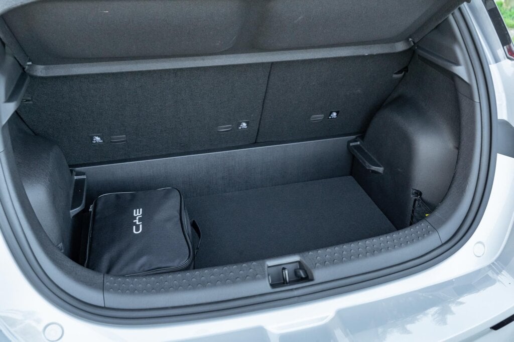 Boot space in the BYD Dolphin