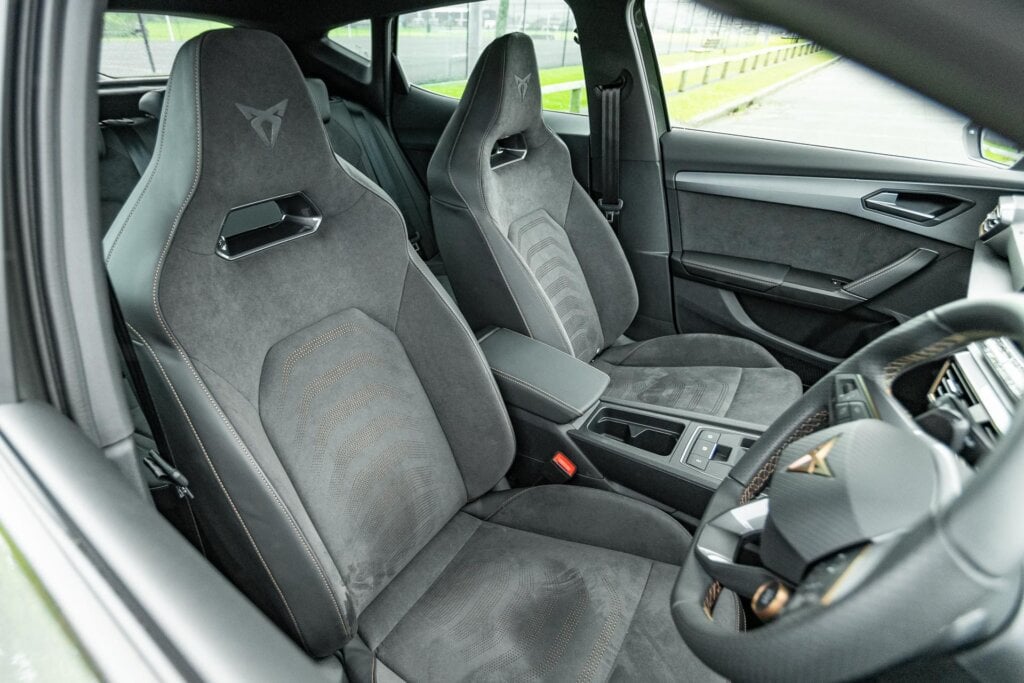 Cupra Formentor VZ seats, and front interior