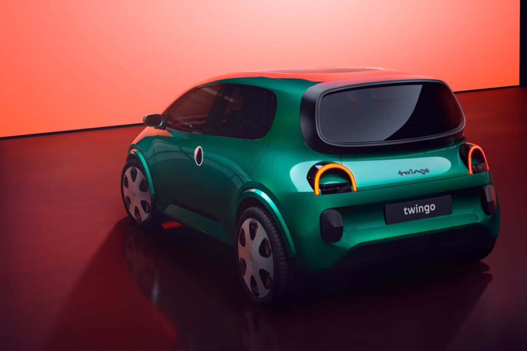 Renault Twingo concept rear three quarter view