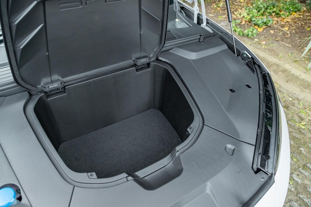 Front boot space in the BYD Seal Performance