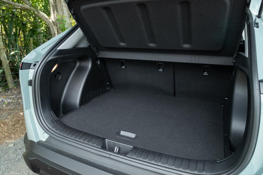 Boot space in the Hyundai Kona 1.6 Hybrid Active