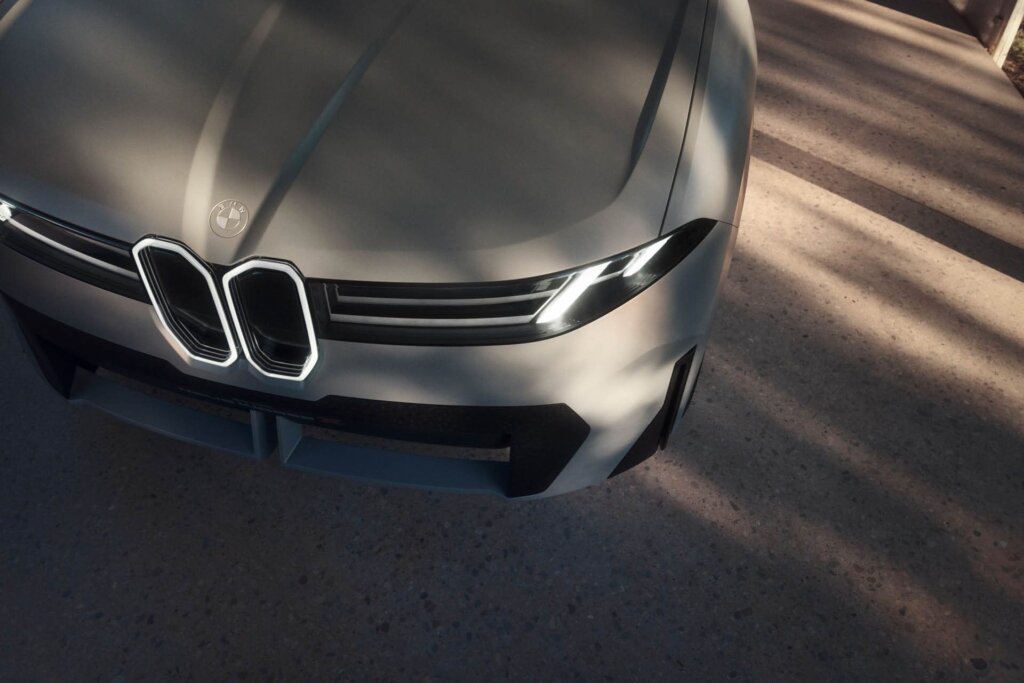 BMW Vision Neue Klasse X front grille close up view