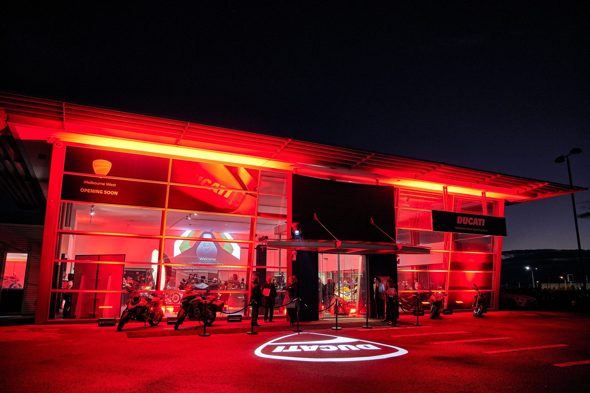 Ducati Motorcycle West dealership, Essendon Fields.
