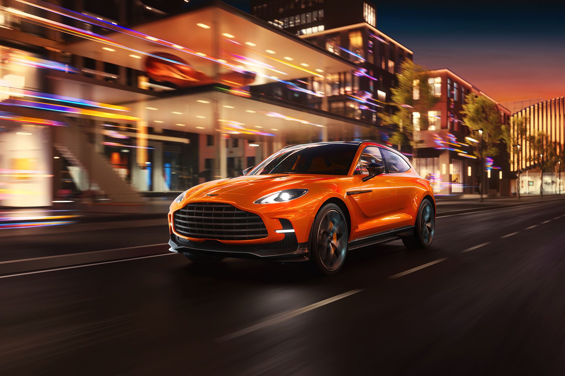 Incoming. You're not going to miss the DBX707 in flaming orange.