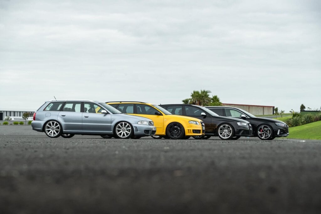 Audi RS 4 lineup of all generations