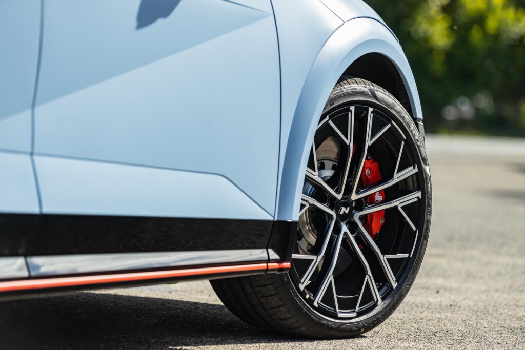 Hyundai IONIQ 5 N front wheel detail