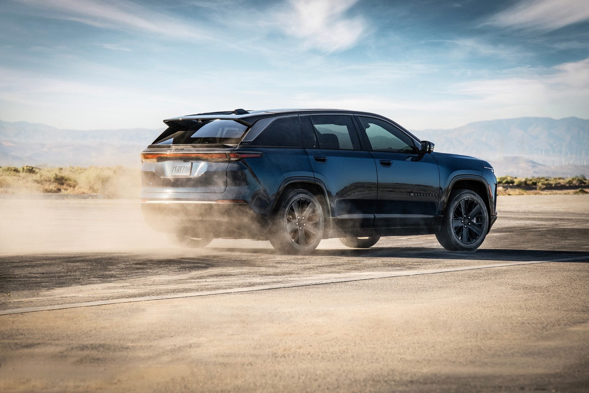 Jeep doing its off-road thingy.