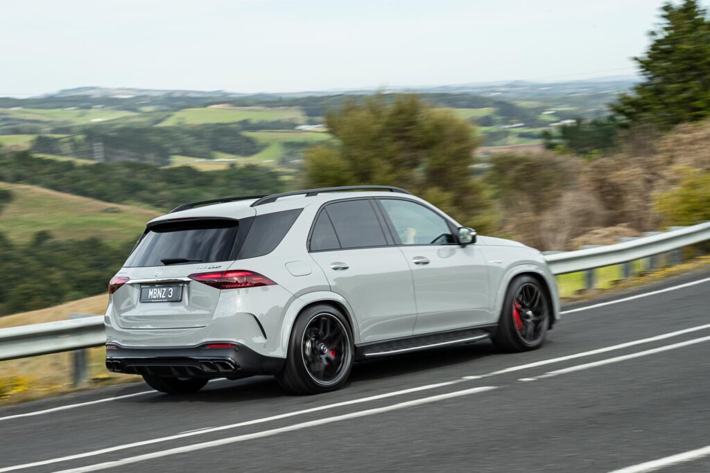Mercedes-AMG GLE 63 S rear panning action shot