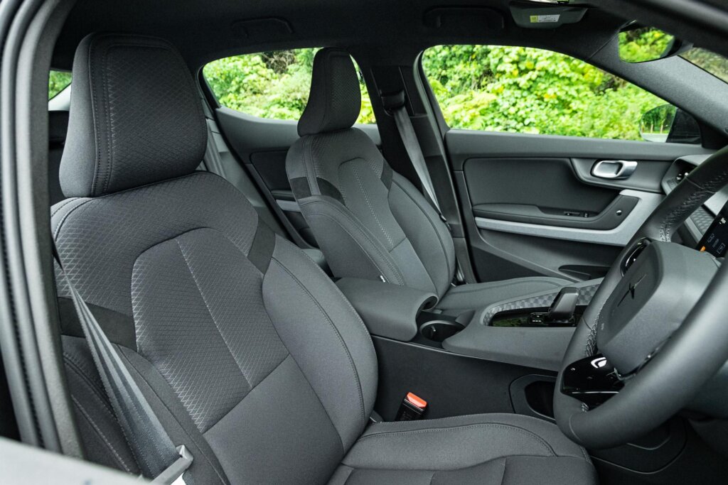 2024 Polestar 2 Long Range front seat space