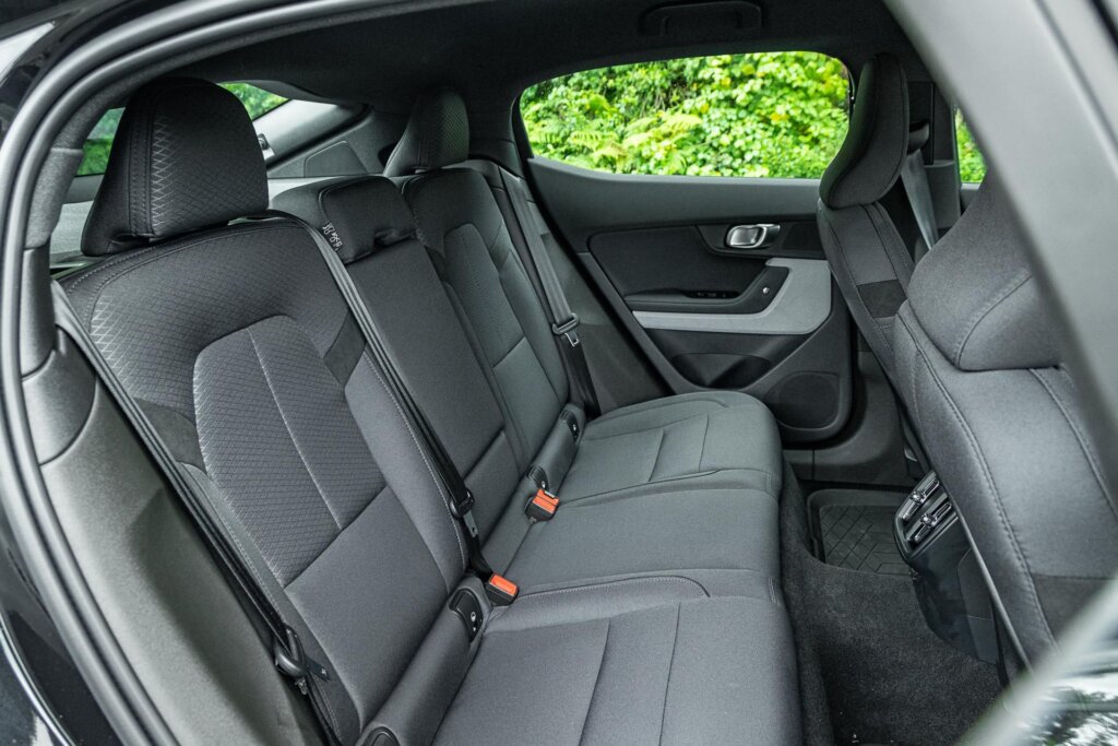 Rear seat space in the 2024 Polestar 2 Long Range