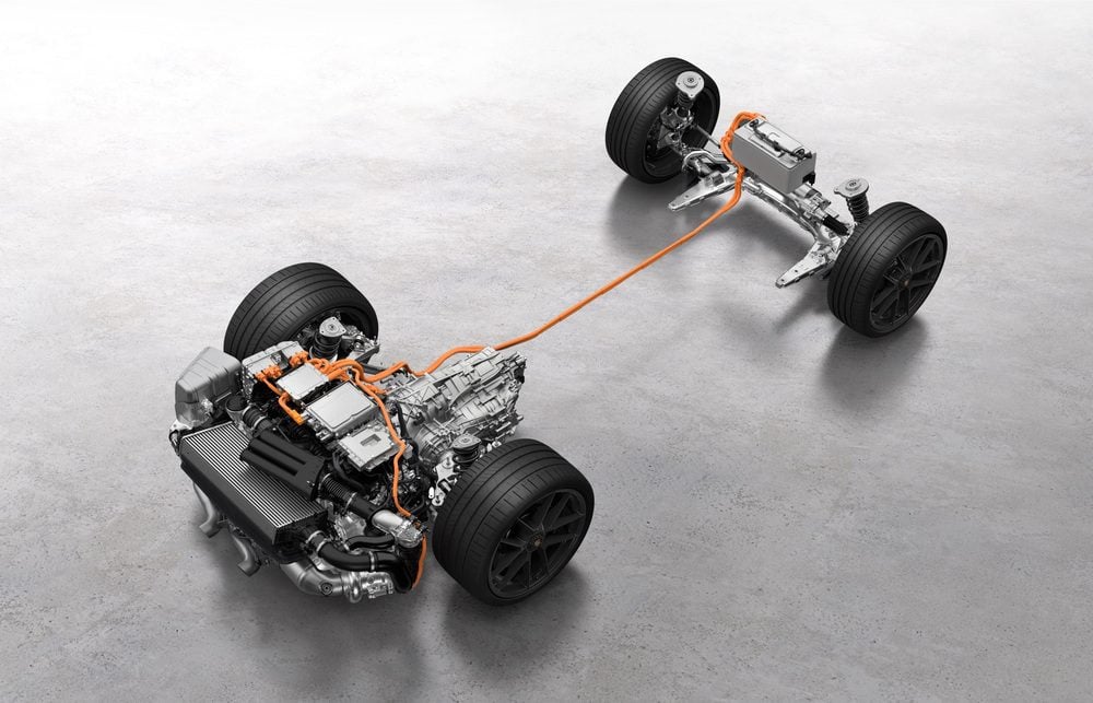 911 GTS drivetrain.