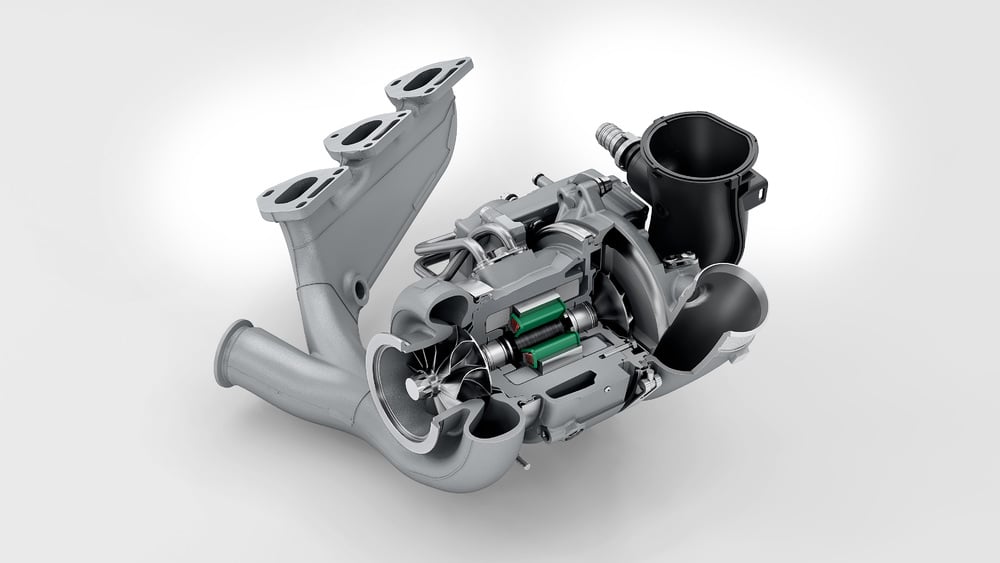 Electric turbo in 911 GTS.
