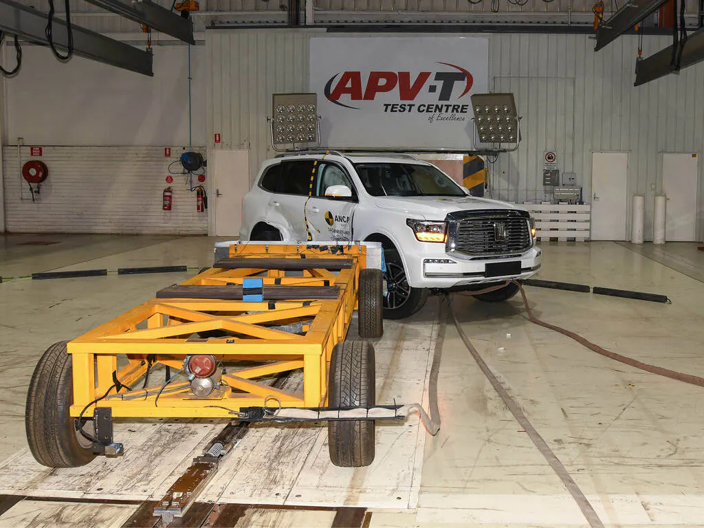 ANCAP testing, offset side impact collision.