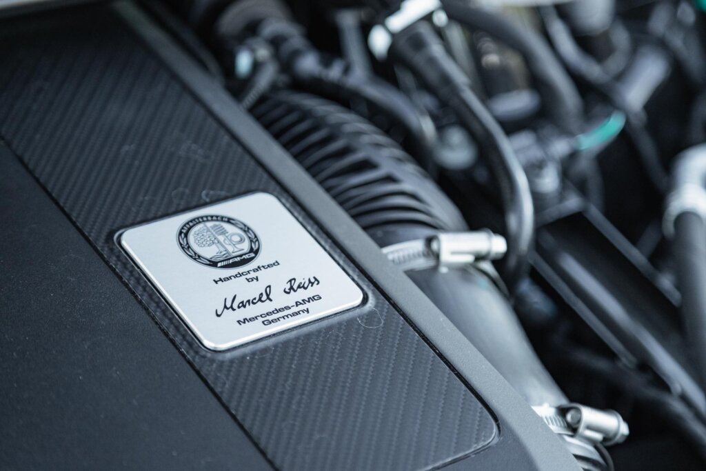 2024 Mercedes-AMG C 63 S engine plaque