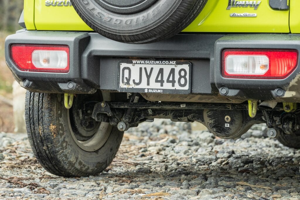 Underbody and diff of the Suzuki Jimny 5-door