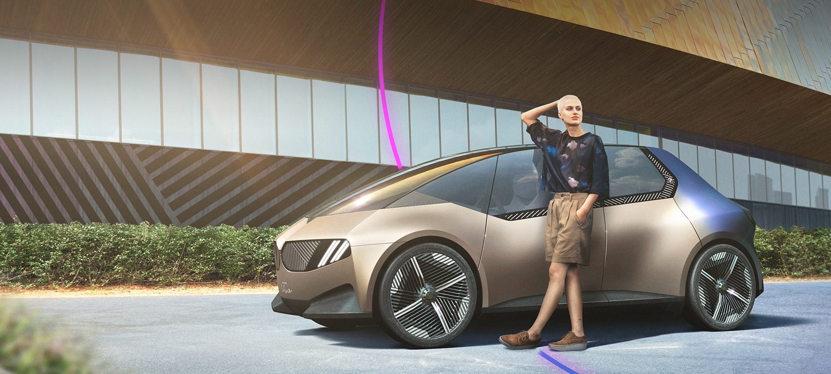 BMW i Vision Circular hints at i1 form.