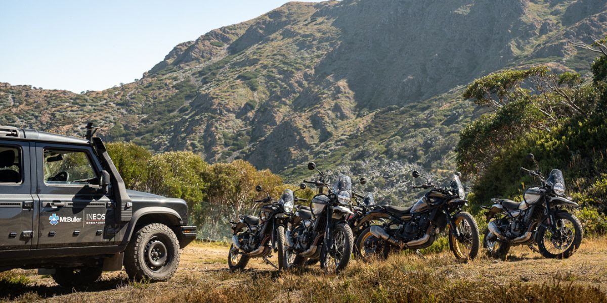 RE Himalayans out in the wilds.