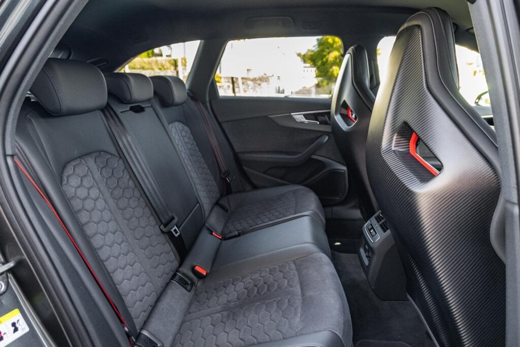 Wide interior view of the final NZ 2024 RS 4, showing carbon seats