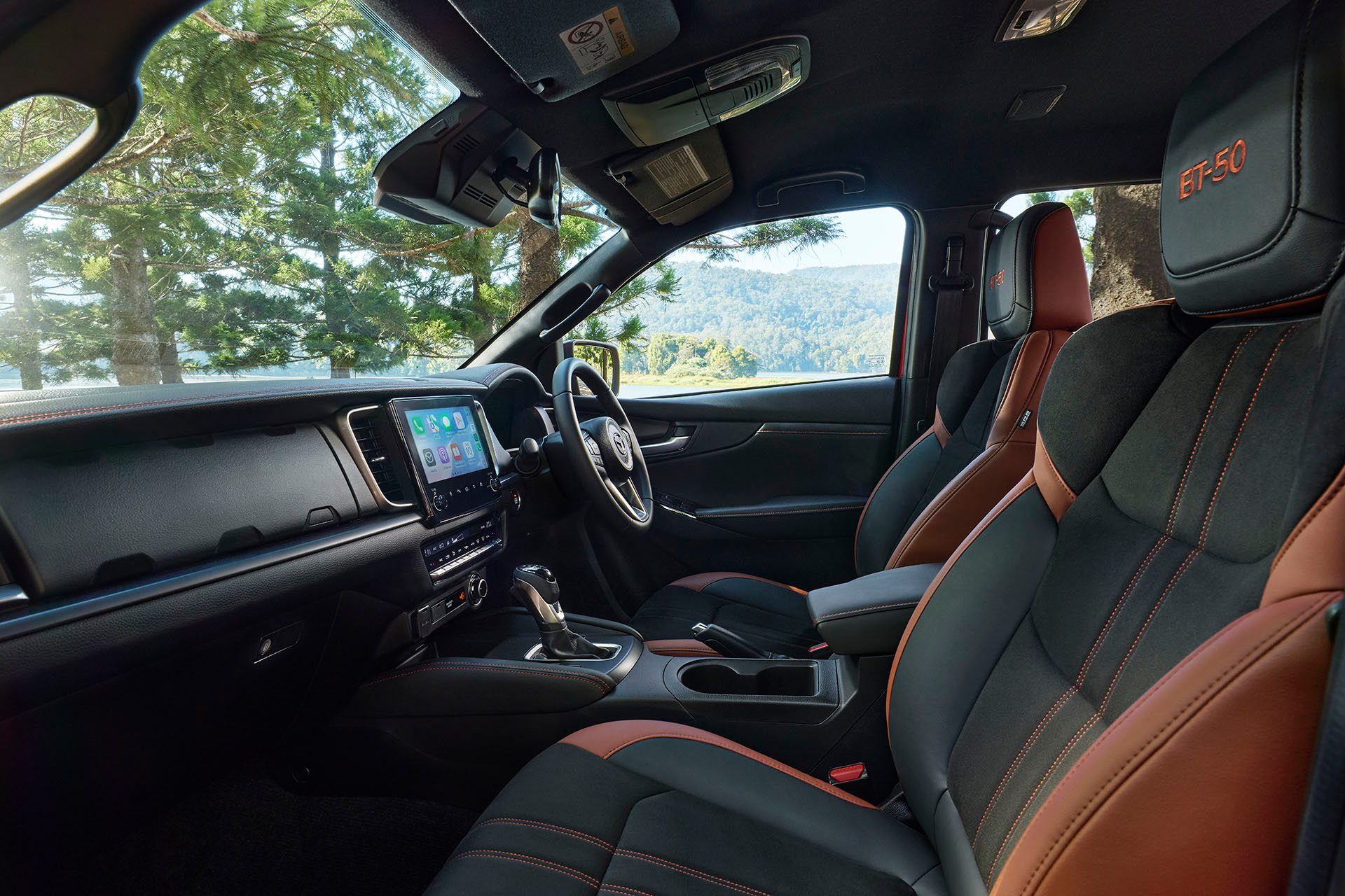 Guess this is the new Maztex artificial leather seat finish for the top-line models.