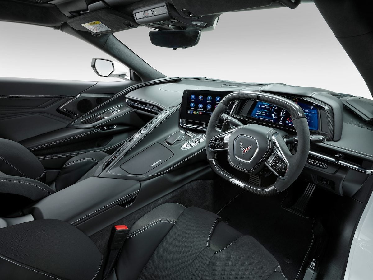 The nerve centre for the wailing Z06 track special.