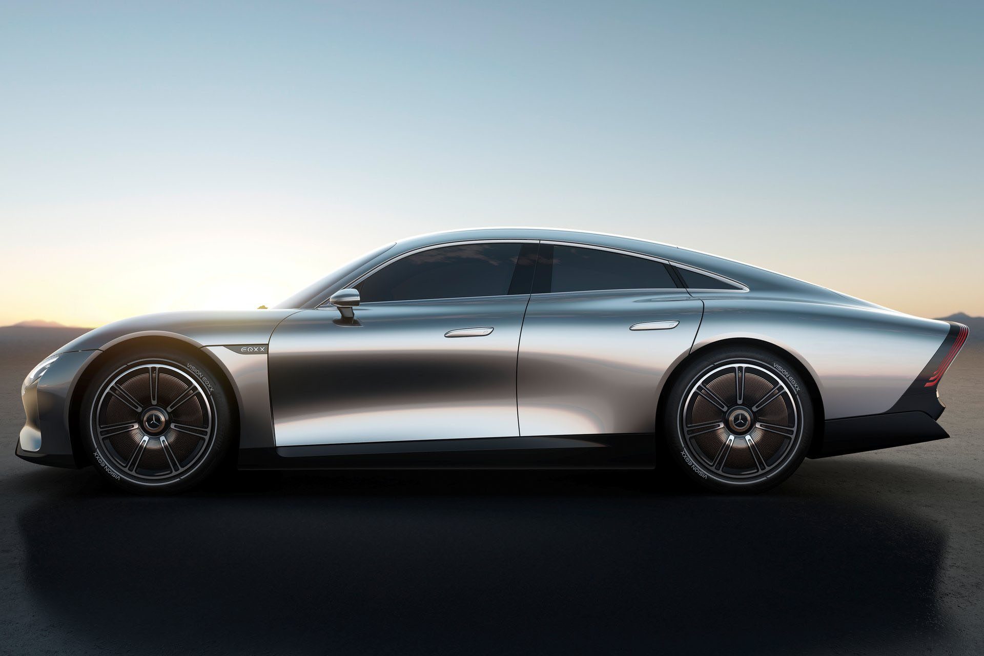 This concept car's production variant will be the first to use AMG's axial flux motors.