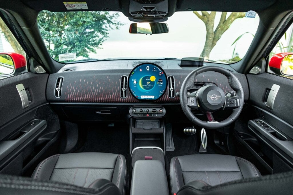 Mini Countryman JCW All4 FLavoured interior, wide shot