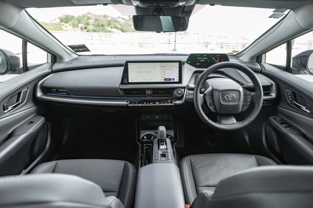 2024 Toyota Prius PHEV interior layout