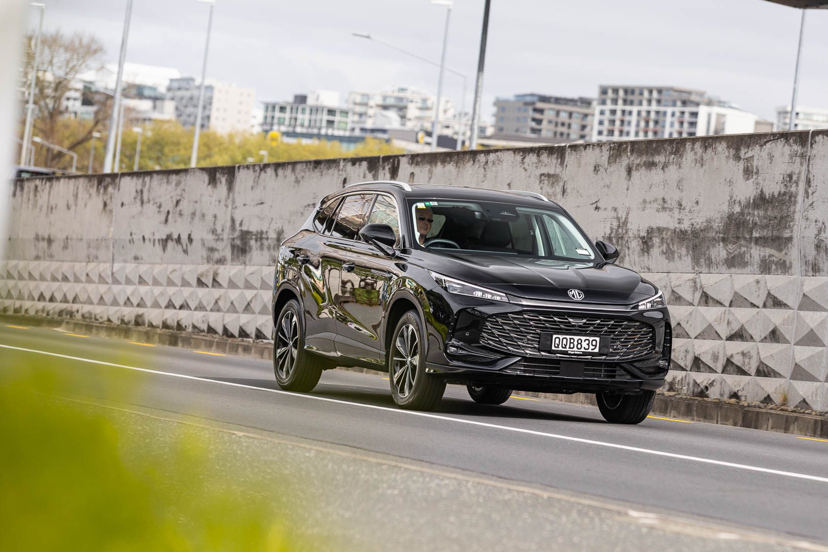 MG HS on the move in and around Westhaven Marina.