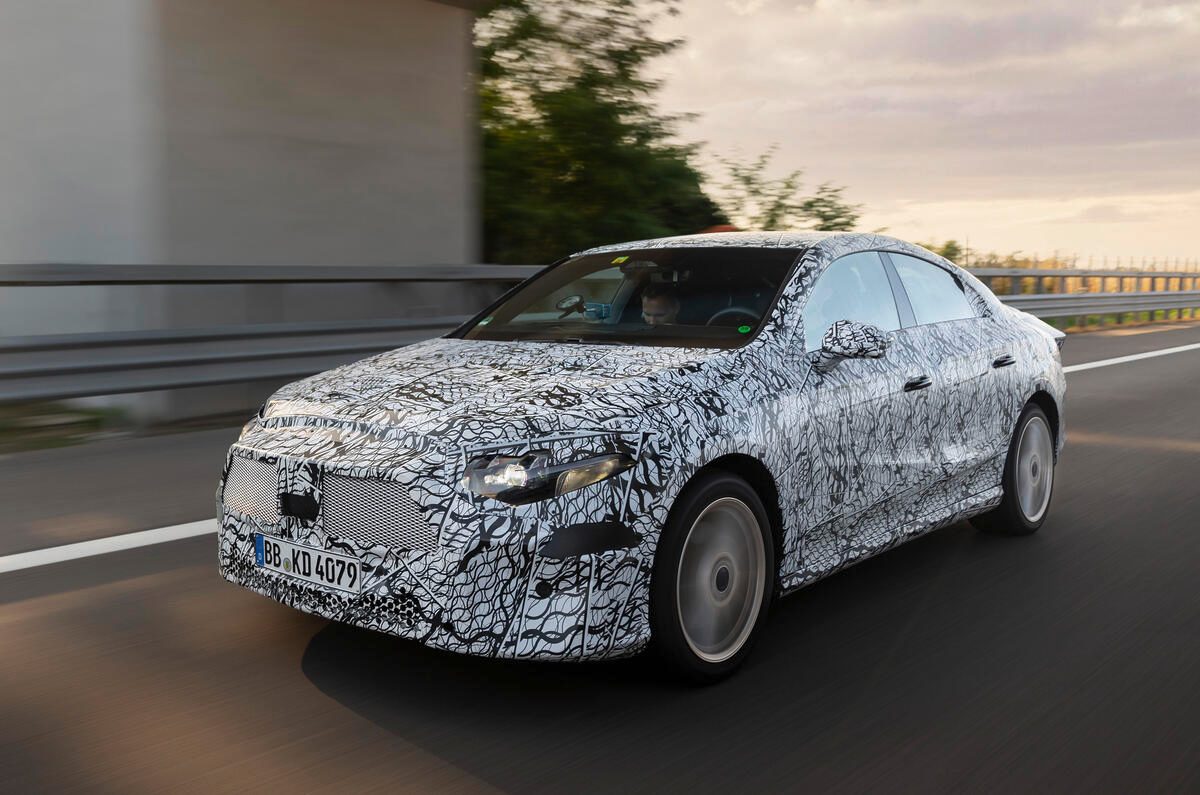 New CLA heavily disguised on Nardo track setting EV record.