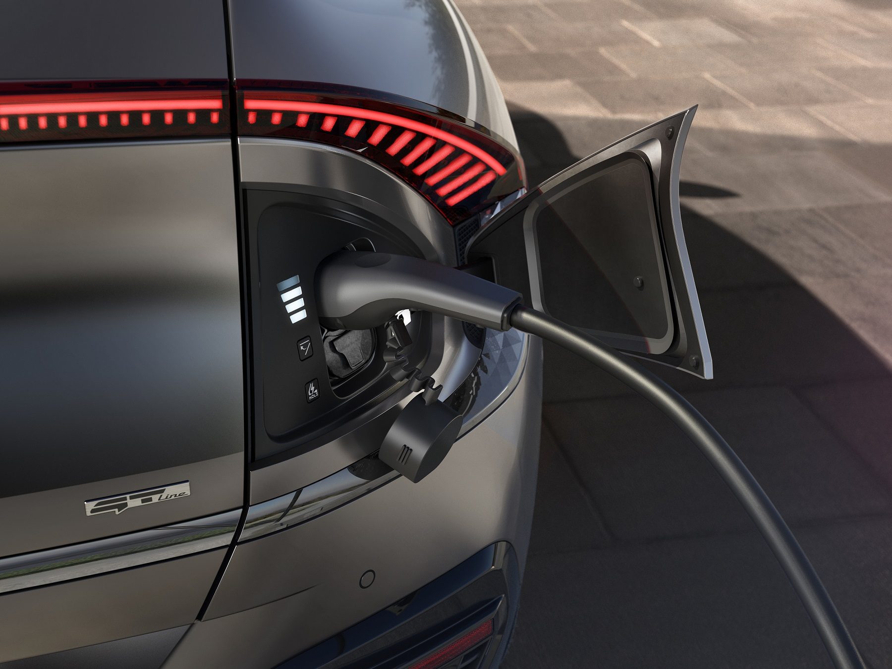 EV6 charging.