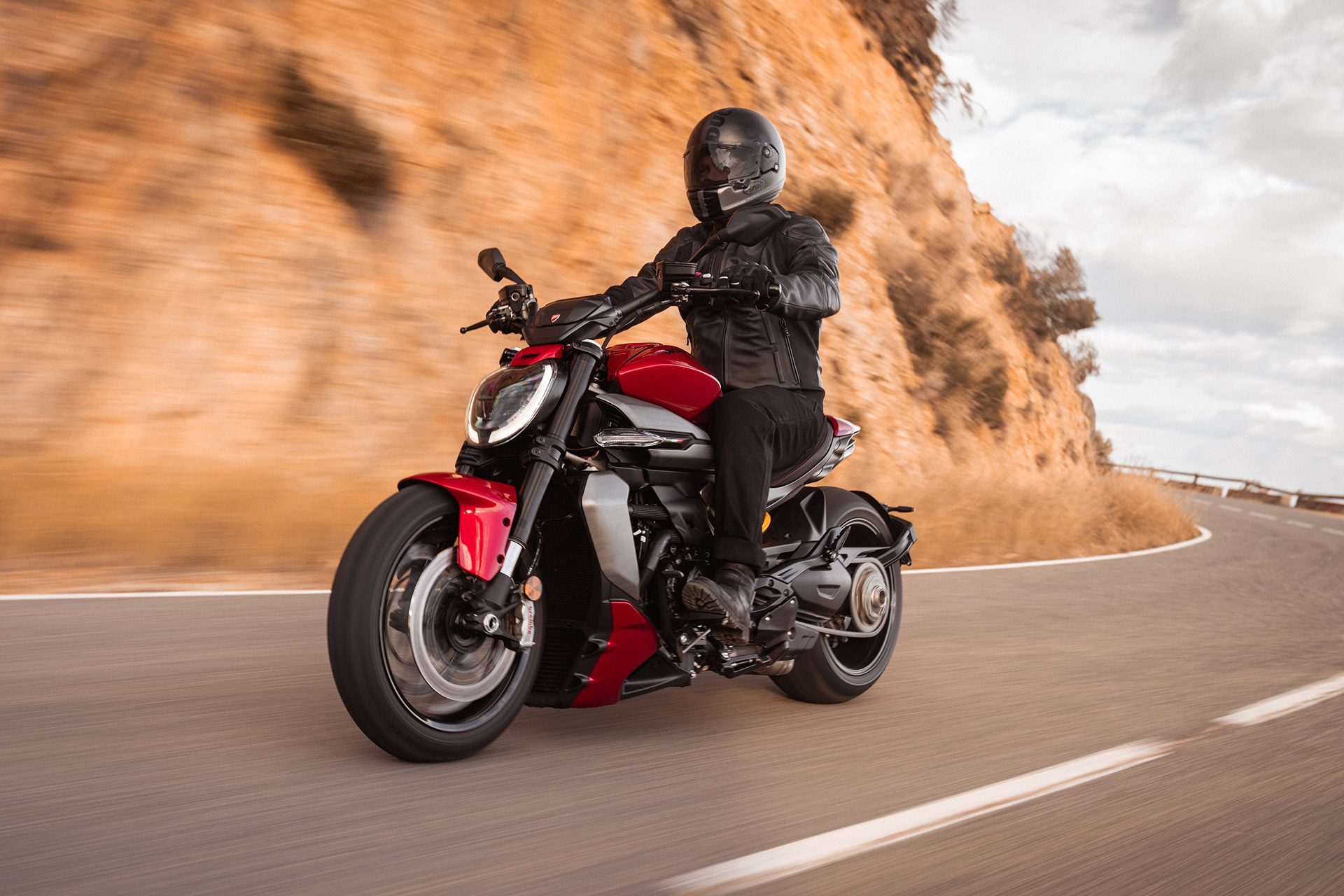 New headlight, new intake shrouds and, oh yeah, a new V4 engine for XDiavel.