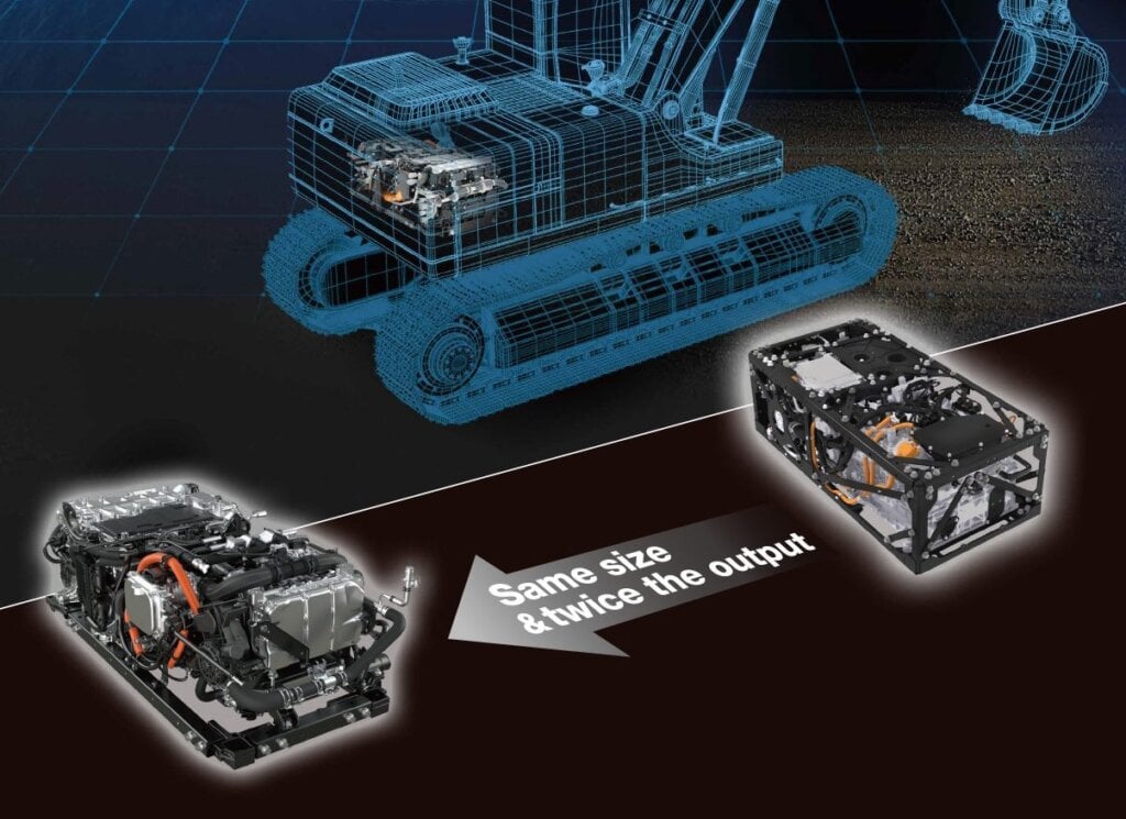 Here it is used in a little blue digger.