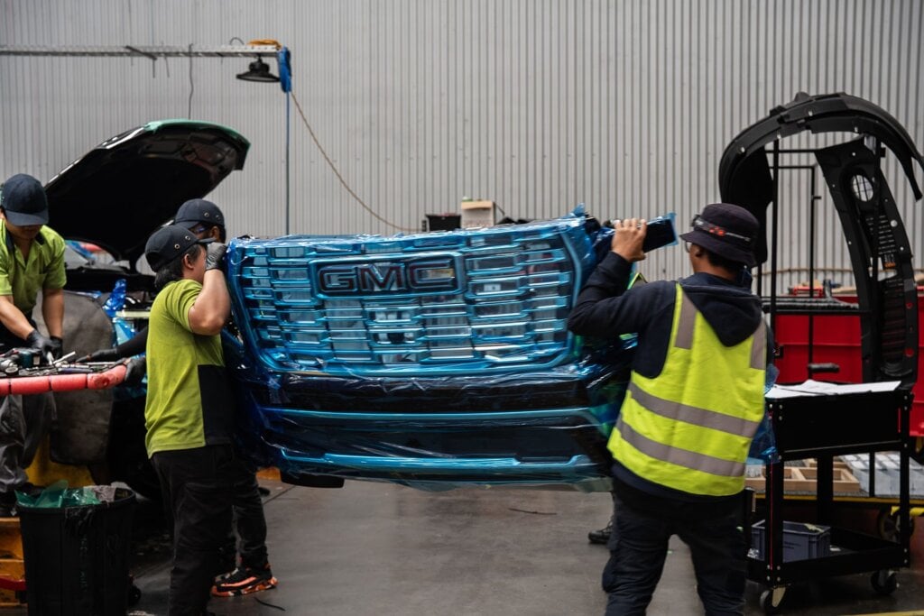 Part of the remanufacturing process.