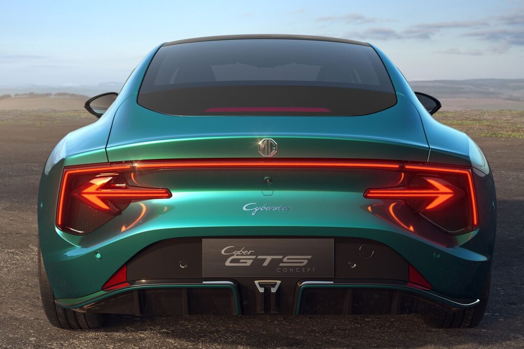 Arrow-shaped rear taillights a signature feature of Cyberster convert.