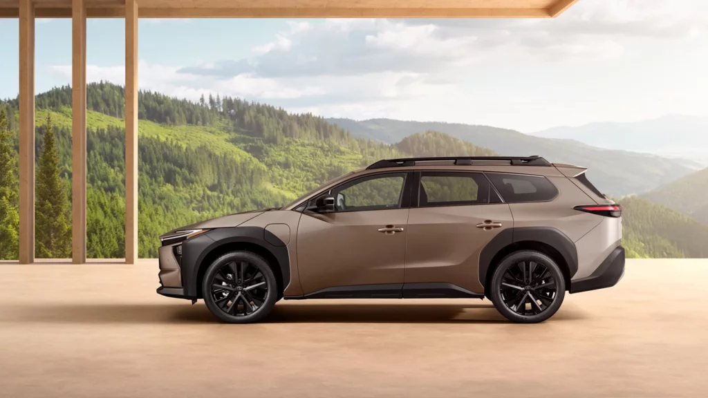 It's quite a striking looker in profile the Touring.