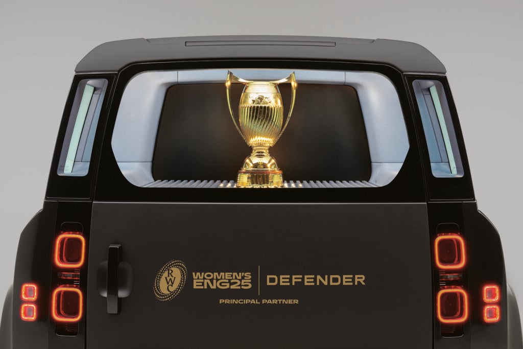 So from another angle, the trophy.