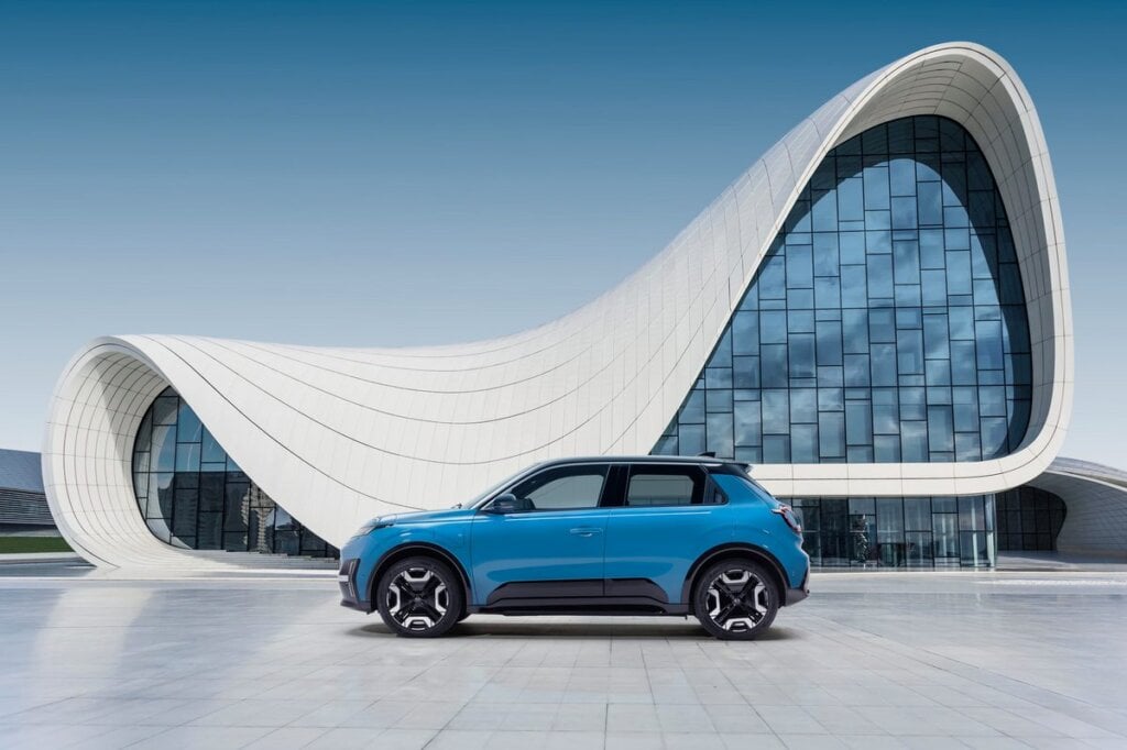 Which is cooler, the building or the Micra?