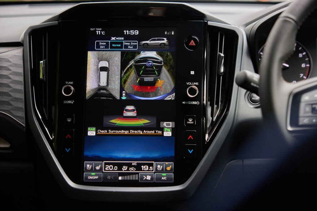 Some of the tricky bits in new sixth-gen Forester.