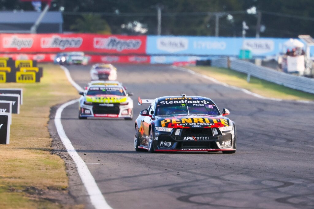 M Payne on his way somewhere quickly.