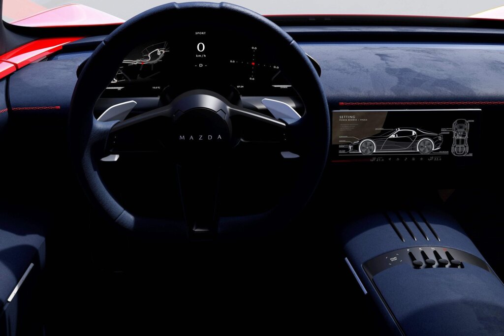 Clearly shot at a racetrack, given what's on the driver's screen.